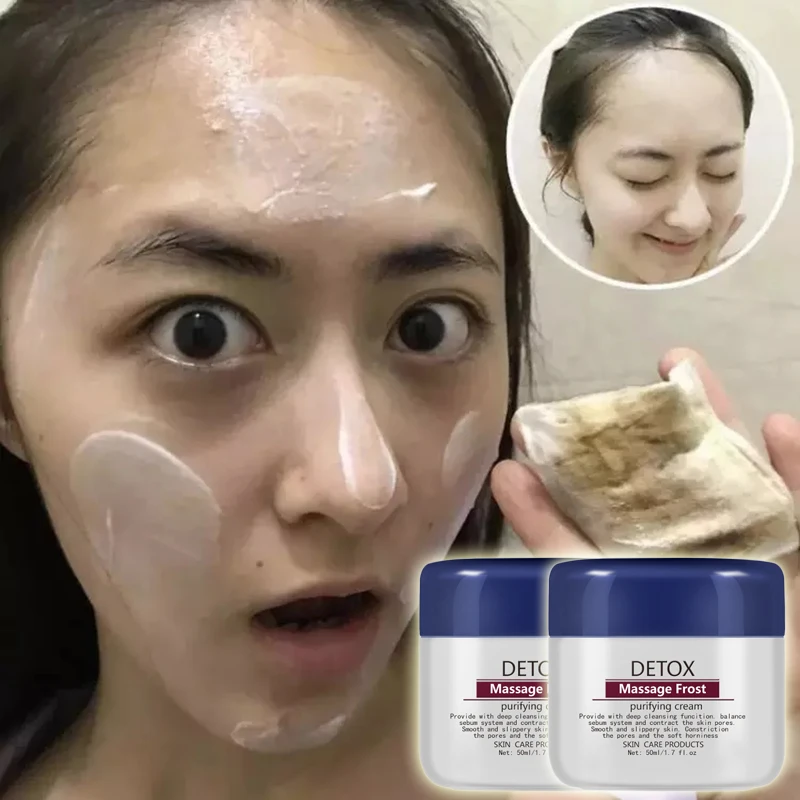 

Magical Deep Cleans Face Skin Discharged Lead Melanin To Blackheads Cleans Brightens Shrink Pores Whitening Massage Cream