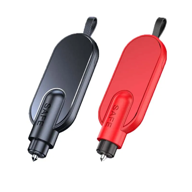 

2 In 1 Car Safety Lifesaving Hammer Seat Belt Cutter Car Window Breaker Multi-Function Striker Escaper Emergency Device