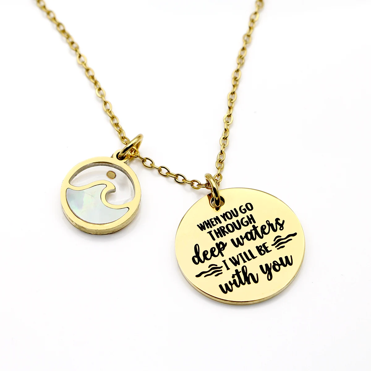 Лидер продаж верное ожерелье из семян горчицы Библии бижутерия нержавеющей