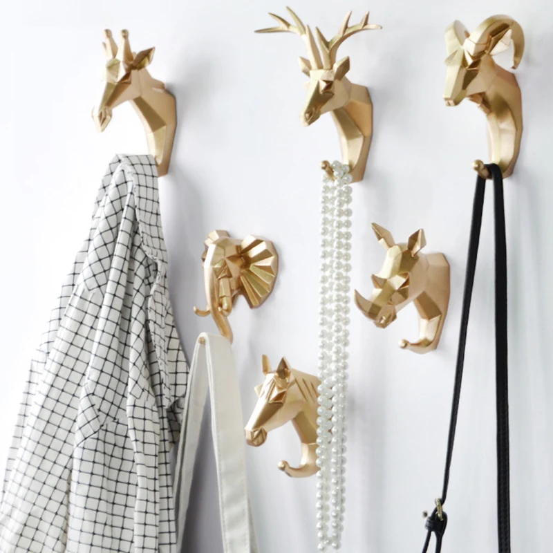 

Настенные украшения в скандинавском стиле, аксессуары для дома, вешалка для ключей в гостиную, вешалка для одежды, крючки для полотенец, держатель для шляпы, сумки
