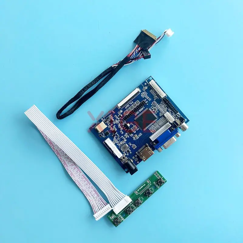 

For LP125WH2 B125XW01 B125XW02 Driver Controller Board Laptop Display LVDS 40 Pin DIY Kit Compatible-HDMI VGA 2AV 1366*768 12.5"