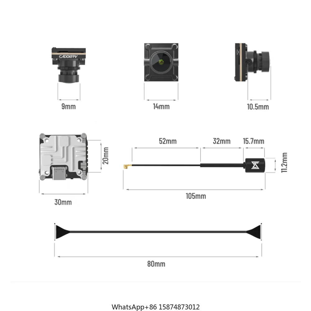 Набор Caddx Nebula Pro Nano Vista оригинальные аксессуары FPV с DJ1 очками интегрированные 720p/