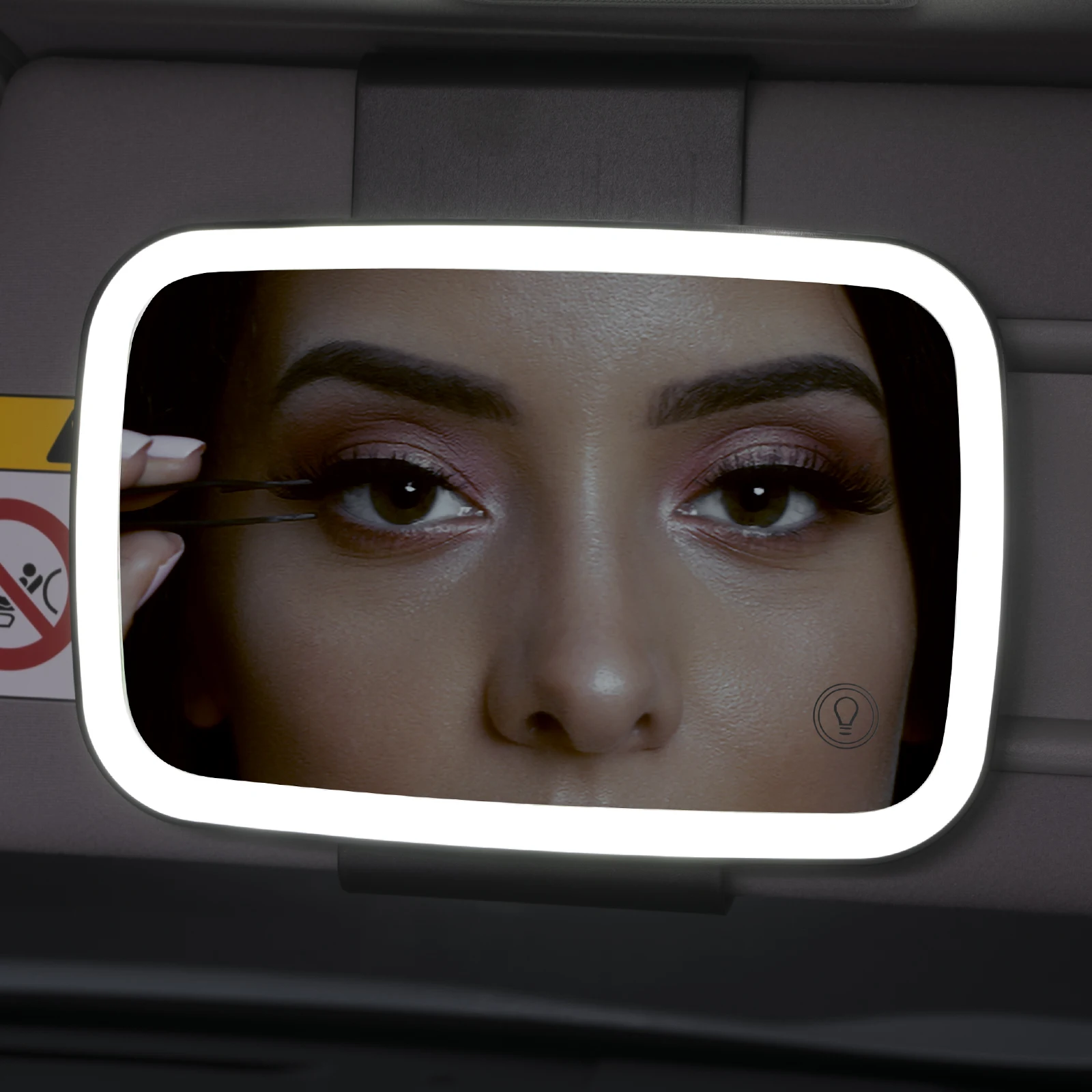 

Универсальный автомобильный солнцезащитный козырек, зеркало для макияжа, зеркало заднего вида, светодиодсветильник ка, солнцезащитный коз...