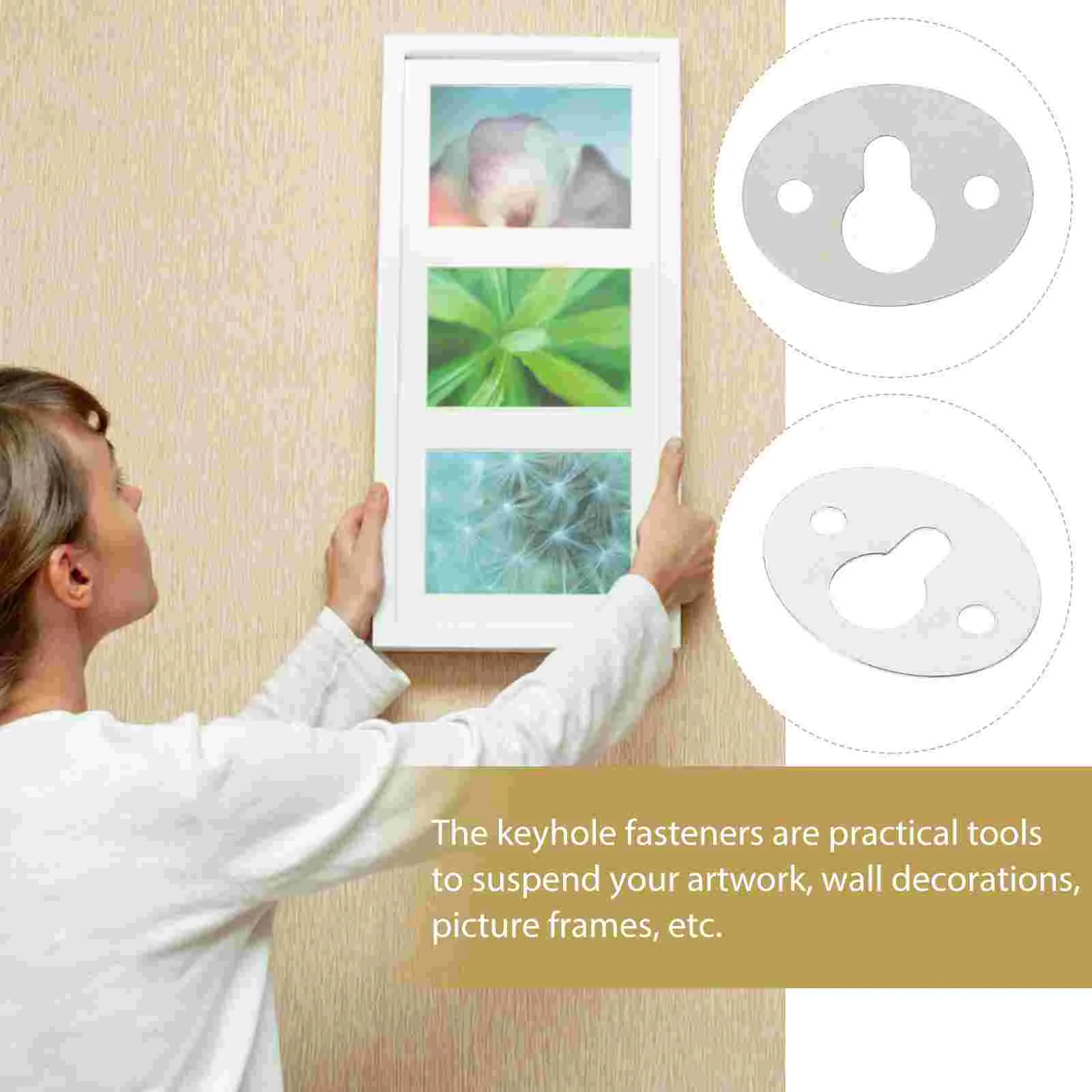 15 шт. вешалки для одежды отделка замочной скважины полка подвесной кронштейн