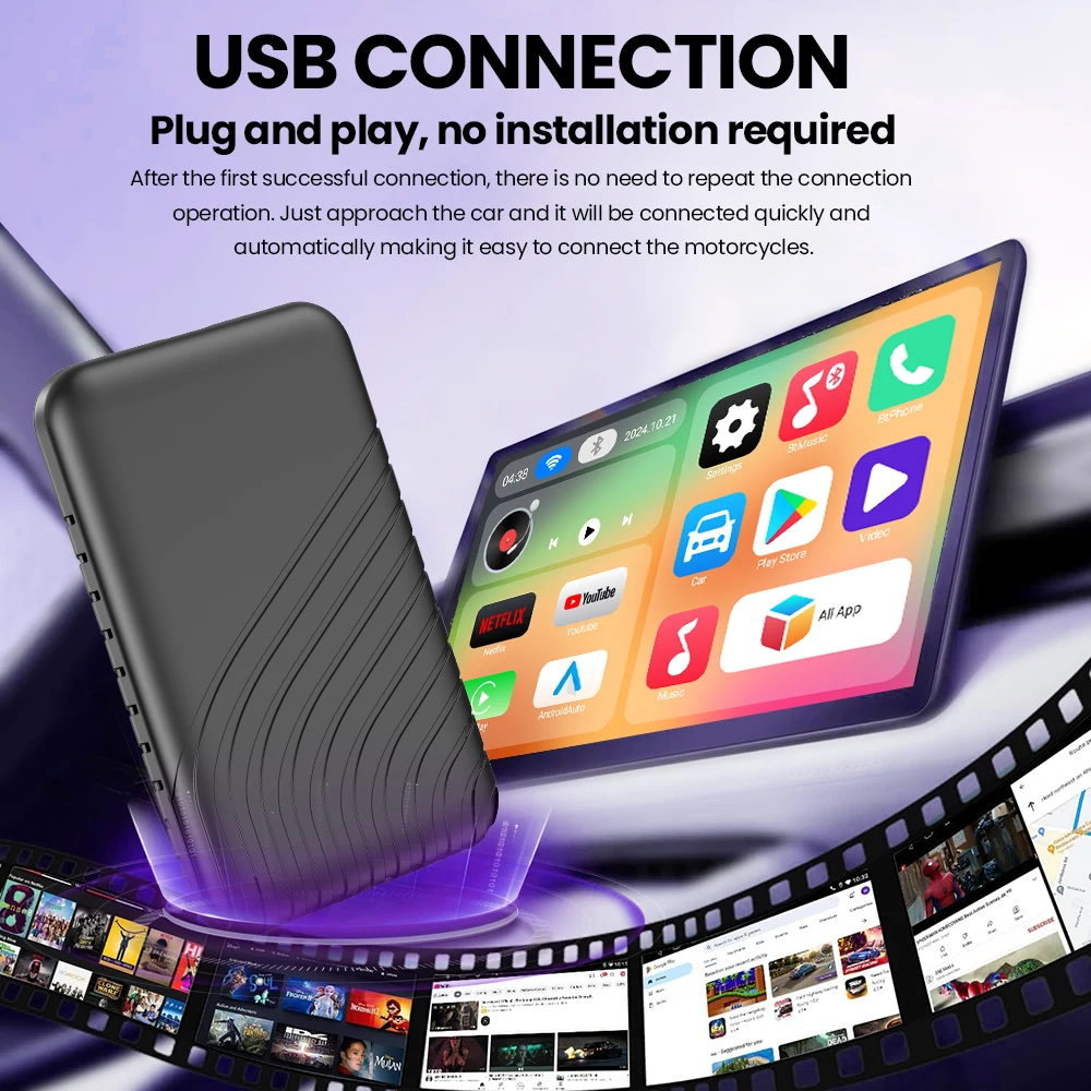 Android 13 беспроводной Carplay Auto для Netflix Youtube Global Langages Box Maxus G10 EV80 D90 T60 V80 ДОСТАВКА 9/7