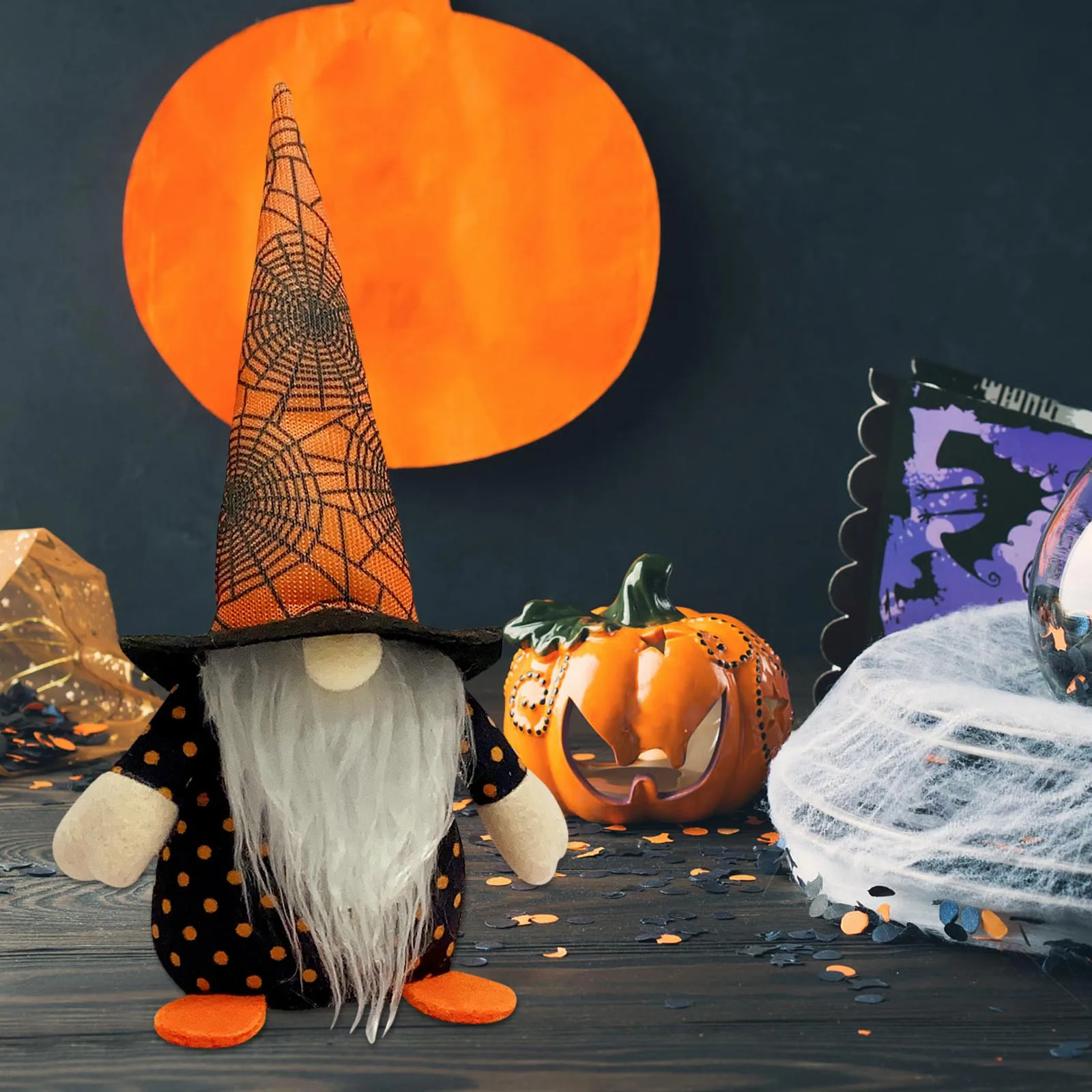 

Статуя человека и женщины, Хэллоуин, гном Н, украшения для стола, декор для стола, безликая кукла, декоративное украшение