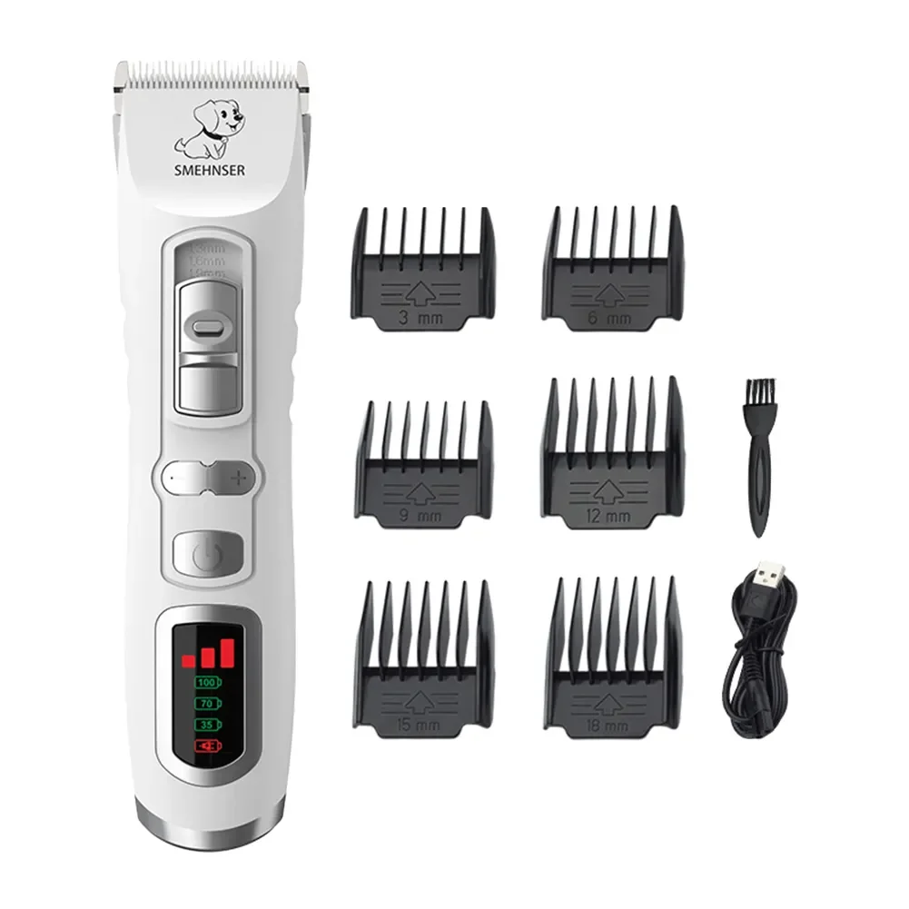 

2023NEW Dog Grooming Clipper Cordless Nail Hair Trimmer Pet Paw Shaver Cutter Tools Dog Haircut Paw Shaver Clipper