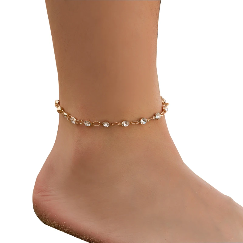 

Anklet Jewelry Metal Zinc Alloy Sexy Boho Geometric Gift Leg Bracelet Body Chains Women Promotion Free Shipping