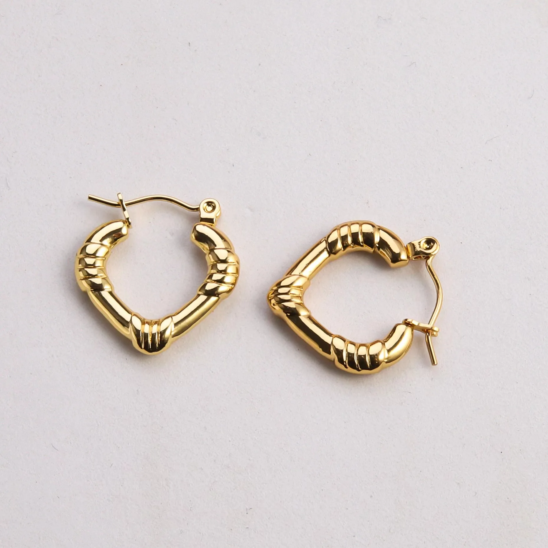 Горячая Распродажа серьги с V-образным дизайном из 18-каратного золота милые для