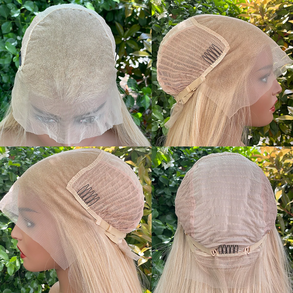 Блондинка смешанные коричневые мелированные 13x6 синтетические парики спереди