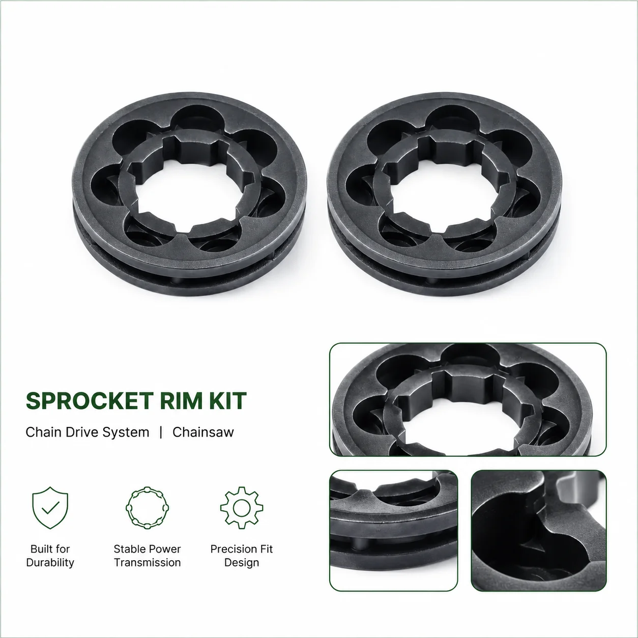 Фото Звездочка цепная P7 3/8LP 17 мм Mini 7 Spline для бензопил Stihl MS241C MS231C MS251C MS211C MS230C MS230 MS240 MS261 MS210C, запчасти для бензопил №1