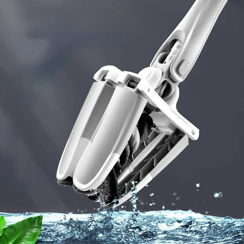 

2023 X-type Flat Floor Mop With Replace Cloth Heads 360 Degree Squeeze Mop Hand-free Wash Household Lazy Mop Home Cleaning Tool