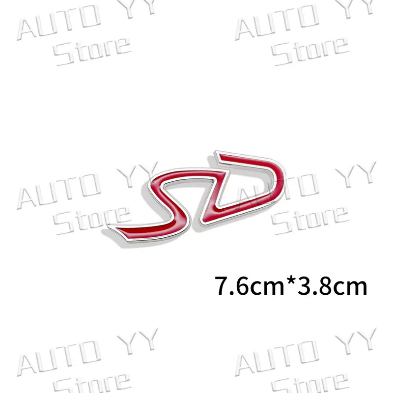 

3D металлический автомобильный Стайлинг S логотип передняя решетка эмблема SD/D значок задний хвостовой бампер наклейка на багажник для Mini Cooper R50 R55 F54 F55 F60