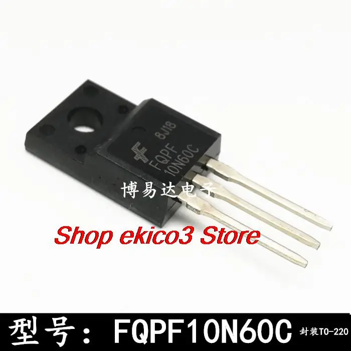 

5 шт., Оригинальные запасные части FQPF10N60C 10N60C TO-220