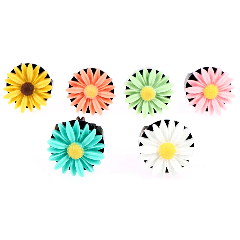 

1 шт. автомобильный освежитель воздуха, цветочный зажим для вентиляционного отверстия, духи, Маргаритка, автомобильный зажим для воздуха, по...