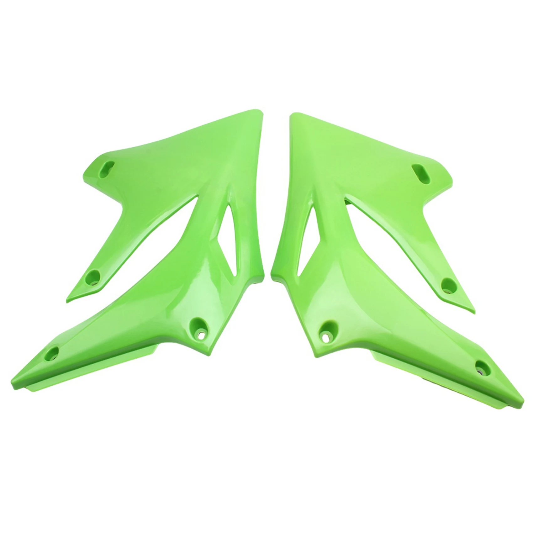 

1 Pair Motorcycle ABS Front Side Cover Fuel Tank Body Plate Guard for Kawasaki KLX300 KLX250 1993 - 2007(Green)