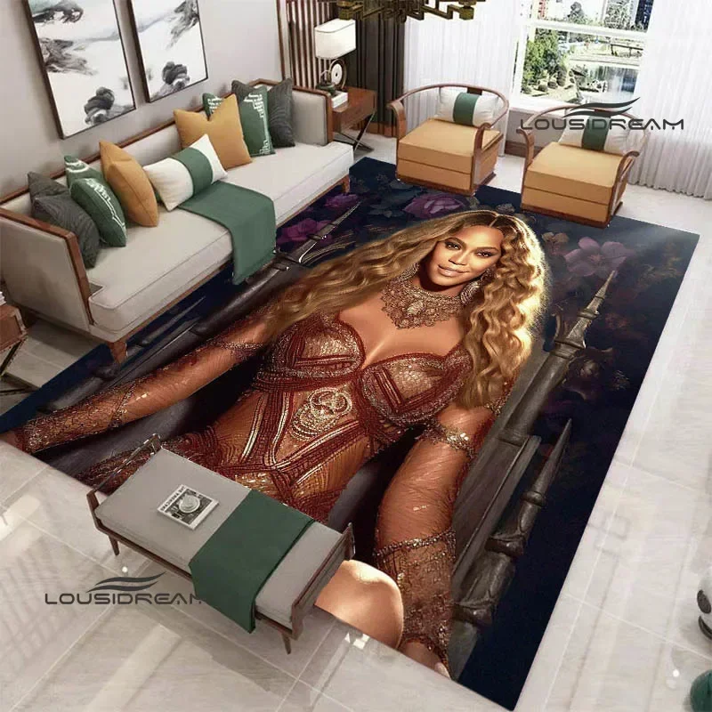 Коврик Beyonce Жизель ноулс с принтом ковер для гостиной спальни нескользящий