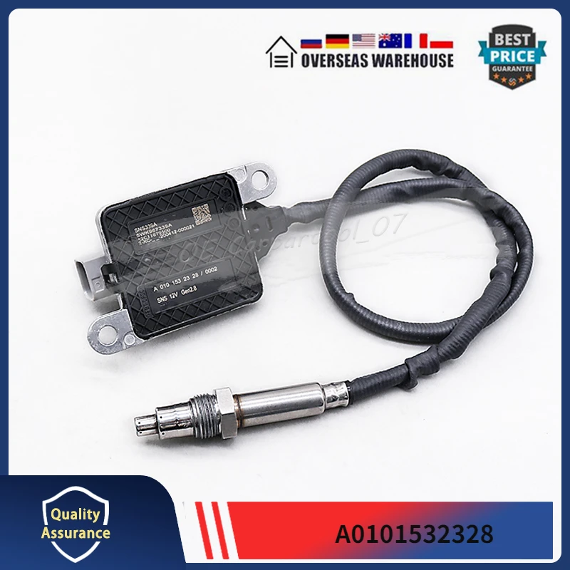 

NOx Sensor Fits For Detroit DD13 DD15 DD16 12V New Nitrogen Oxide Sensor 1PCS A0101532328 5WK9 7339A