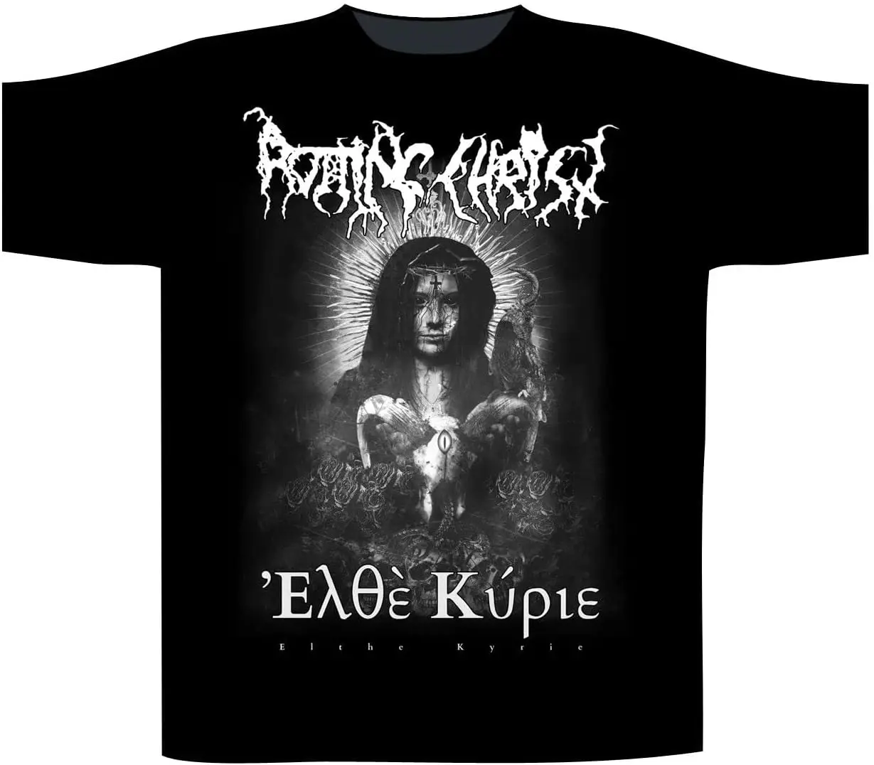 Гниющая футболка с изображением Иисуса элthe кирия