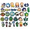 1PCS Hot Cartoon Character Icon Shoe Charm Kids Party Gifts Funny Rude Animation Fashion Croc Accessories Garden Slipper Button 4