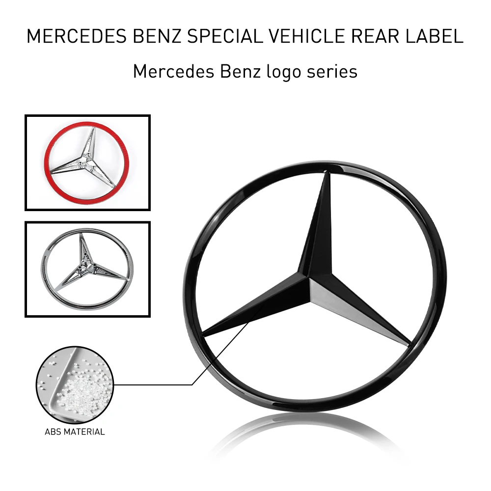 Фото Наклейки-логотипы на заднюю часть автомобиля для Mercedes-Benz X156 W156 GLA180 2016-2018, GLA200 2017-2020, GLA250 2017-2020, GLA45 AMG 2017-2019 №3