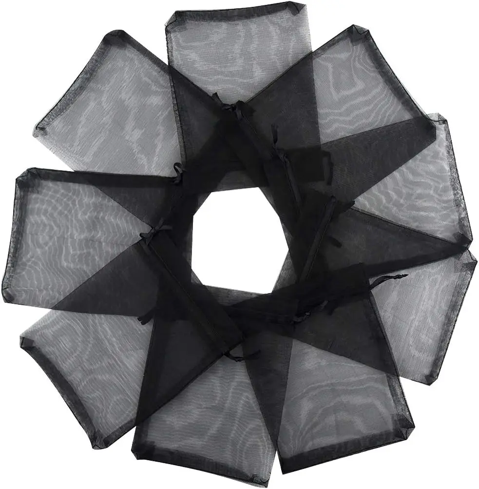 

Прозрачные подарочные пакеты из органзы 50 шт.