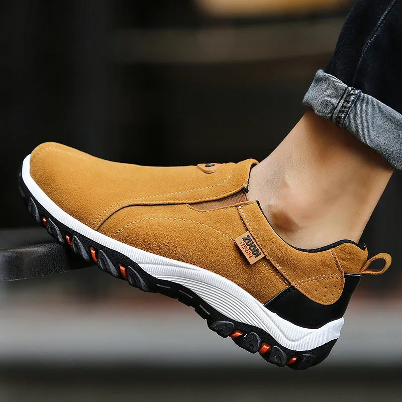 Outdoor Mountain Climbing Shoes Man Trekking Fishing Hiking Shoes Camping Sneaker Men Tourism Shoes Slip-on Loafer Sneakers