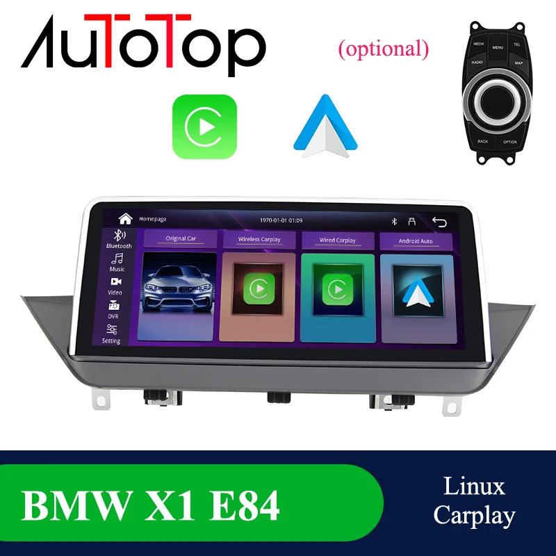 AUTOTOP 10 25 &quotIPS беспроводной Apple CarPlay Android авто для BMW X1 E84 2009-2015 Автомобильный