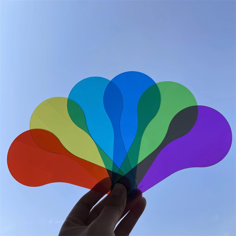 

Rainbow Color Filter Montessori Toys Kids Science Color Paddles Preschool Translucent Mix Color Changing Toys for Children