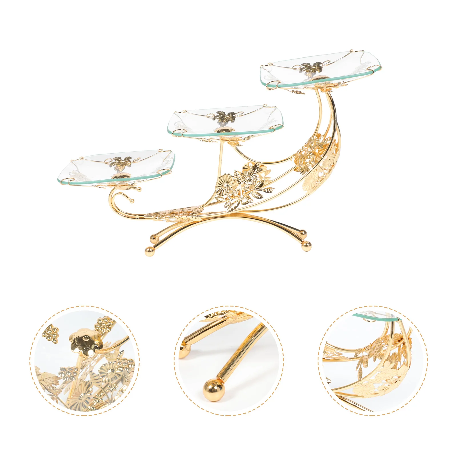 

1Pc European Style Dessert Stand Dinning Table Dessert Holder Desktop Adornment