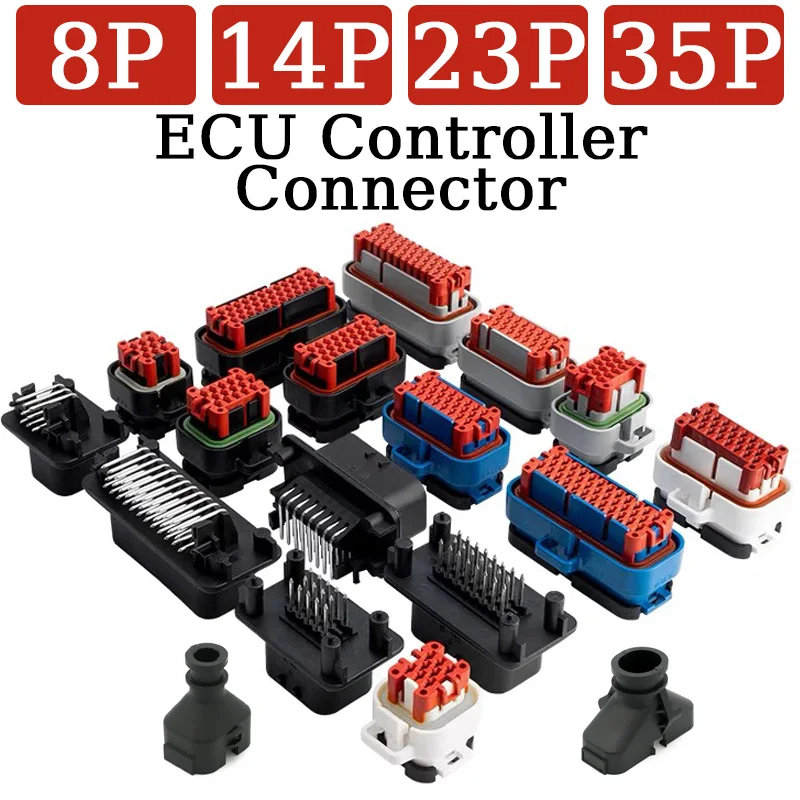 

8/14/23/35 PIN Way PCB Connector Sealed ASSY Waterproof Socket For Ecu Board End Wiring Plug 770680 776273 776164 776228 776262
