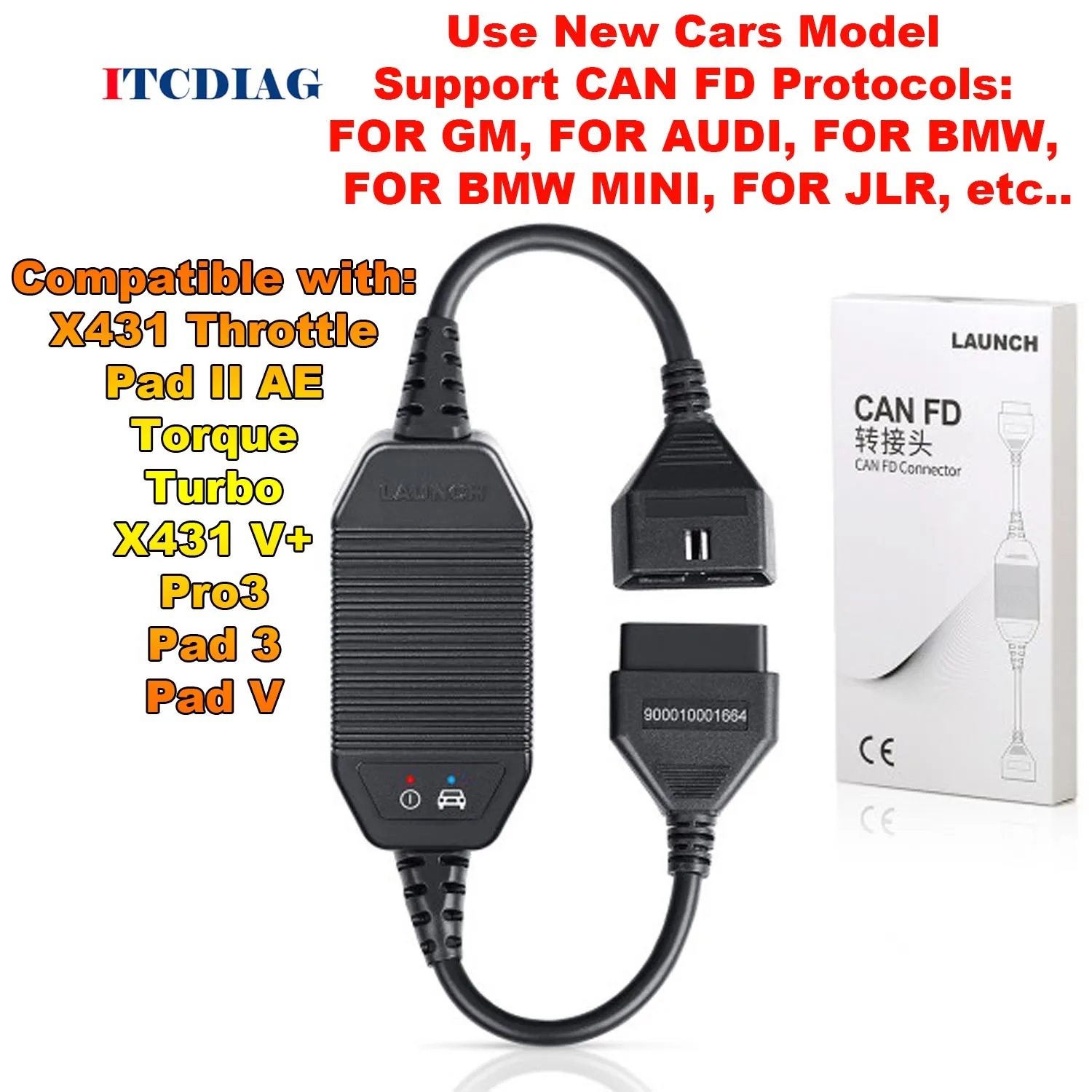 ΠΠ²ΡΠΎΠΌΠΎΠ±ΠΈΠ»ΡΠ½ΡΠΉ Π΄ΠΈΠ°Π³Π½ΠΎΡΡΠΈΡΠ΅ΡΠΊΠΈΠΉ ΡΠΊΠ°Π½Π΅Ρ LAUNCH X431 CAN FD Π΄Π»Ρ X431 V + PAD III PRO3 PRO3S + Pad II Π΄Π»Ρ GM ΠΠ²ΡΠΎΠΌΠΎΠ±ΠΈΠ»ΡΠ½ΡΠΉ Π΄ΠΈΠ°Π³Π½ΠΎΡΡΠΈΡΠ΅ΡΠΊΠΈΠΉ ΡΠΊΠ°Π½Π΅Ρ LAUNCH X431 CAN FD Π΄Π»Ρ X431 V + PAD III PRO3 PRO3S + Pad II Π΄Π»Ρ GM