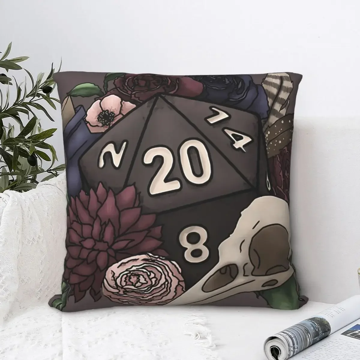 Настольная декоративная наволочка для украшения дивана стула в готическом стиле