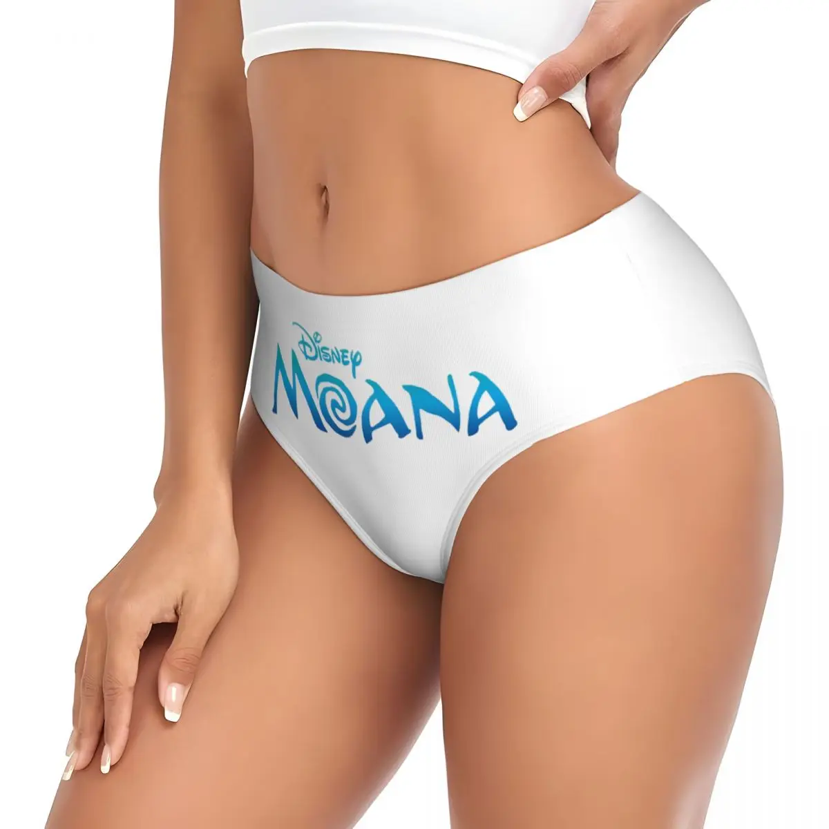 Трусы с логотипом Моаны на заказ нижнее белье женские удобные эластичные трусики