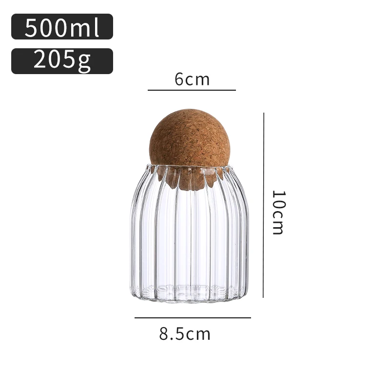 

Прозрачная стеклянная банка с крышкой