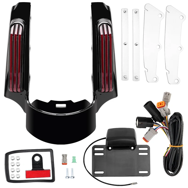 

Светодиодный удлинитель заднего крыла мотоцикла для Harley Touring Electra Street Glide Road King 2014-2020, аксессуары FLHTK FLHR