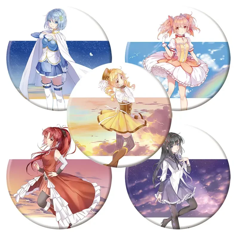58 мм Puella Magi Madoka Magica броши булавки манга рисунок значок для косплея сделай сам