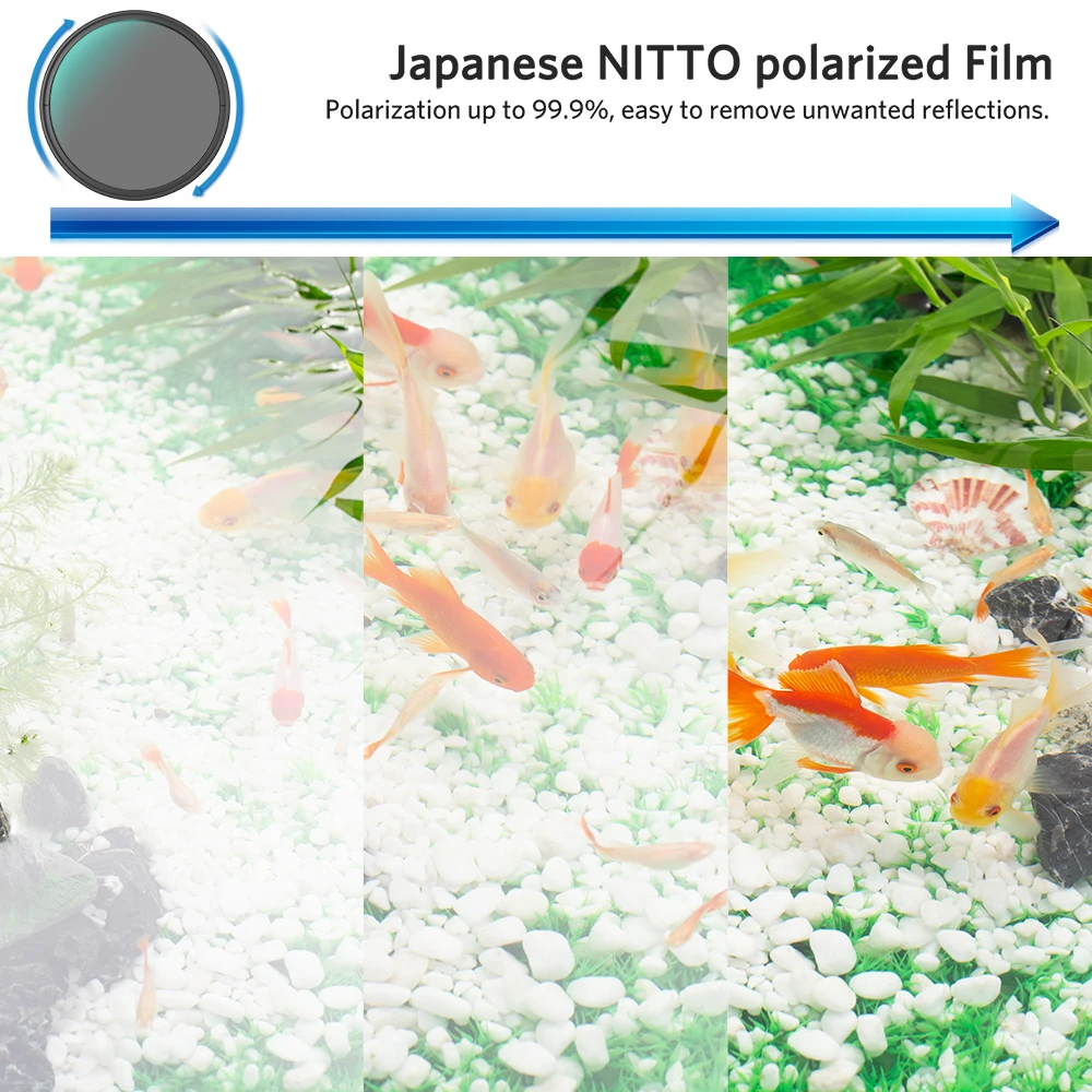 Поляризационный фильтр для объектива ARTCISE MC CPL круговой поляризационный 46 мм 49 52 55