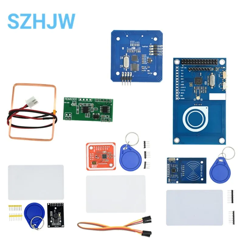 Модуль RFID RC522 MFRC-522 RDM6300, наборы S50 13,56 МГц 125 кГц 6 см с бирками, SPI, запись и чтение для arduino uno 2560