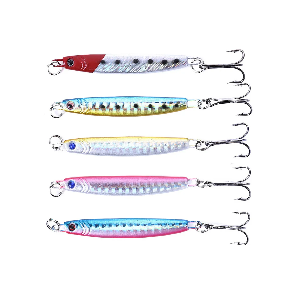 5 шт. 7 см 12 г приманки для рыбалки металлические железные рыболовные снасти