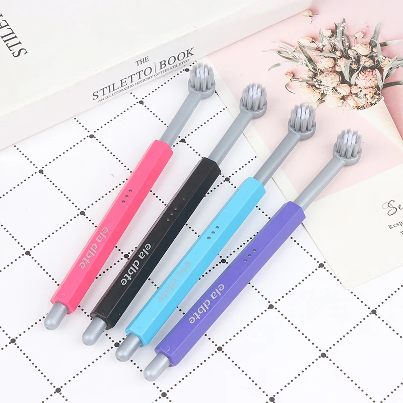 

Toothbrush soft bristles small head round head student male and female toothbrus