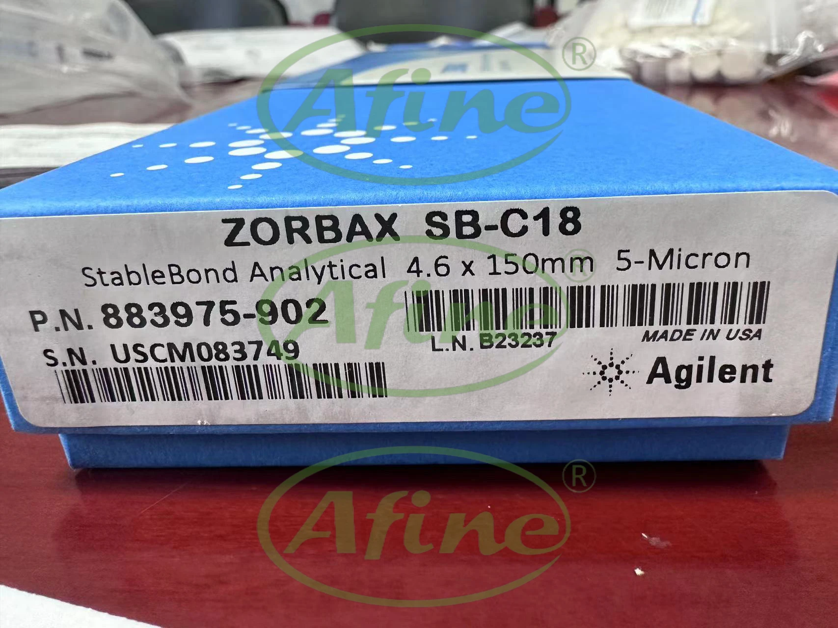 AFINE Agilent 883975 -902 Колонка ZORBAX StableBond C18 4 6 x 150 мм 5 мкм 400 бар