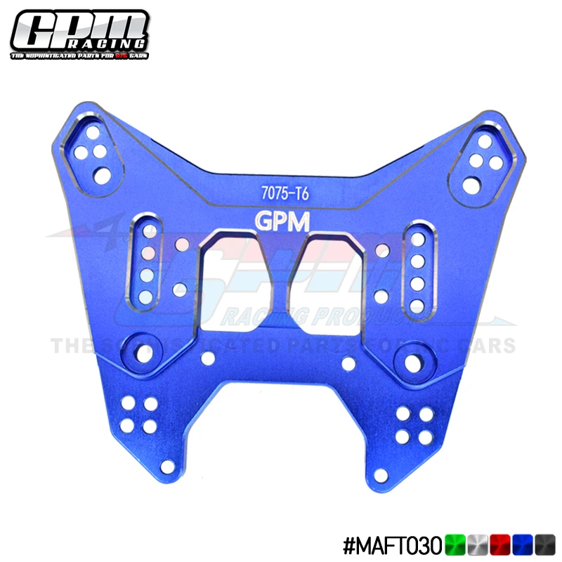 Алюминиевая задняя демпферная пластина GPM 7075 для ARRMA Fireteam Tactical Mojave Kraton