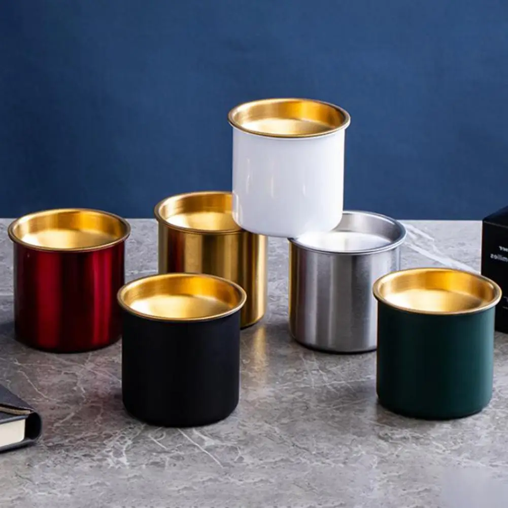 Ashtray Windproof Ash Tray Stainless Steel for Home Smokeless Funnel Design Elegant Table |
