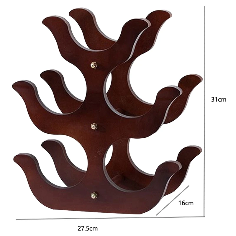 Деревянный держатель для вина подставка пива шампанского полка хранения бытовой