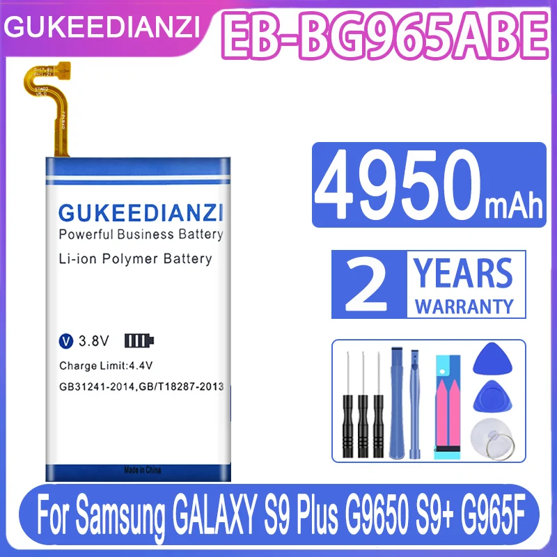 Для SAMSUNG EB-BG965ABE 4950 мАч аккумулятор для Samsung Galaxy S9 Plus S9Plus SM-G965F G965F/DS G965U G965W G9650 S9 + батарея