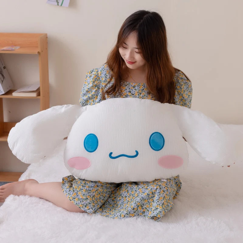 Sanrio утолщенная вельветовая подушка для спины Kuromi Cinnamoroll смокинг Сэм декоративная