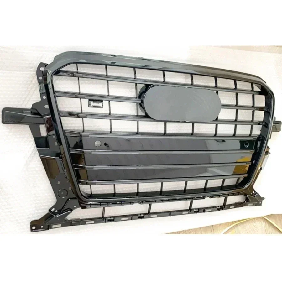 

Решетка переднего бампера автомобиля в стиле SQ5, подходит для Q5 8R 2013 2014 2015 2016 2017, решетка бампера для RSQ5 Grill