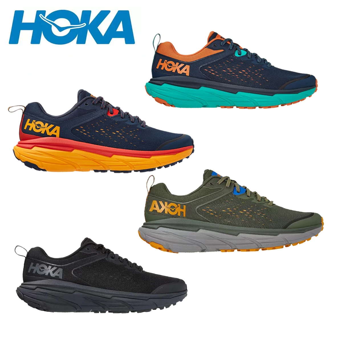 

Мужские кроссовки для бега HOKA Challenger ATR 6 Trail, дышащие, Нескользящие