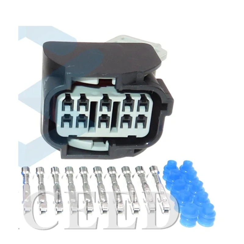 

1 комплект, 10-контактный пластиковый корпус, герметичный разъем, серия 1 6181-6481, 6189-6906, автомобильная сборка переменного тока, водонепроницаемая розетка для кабеля